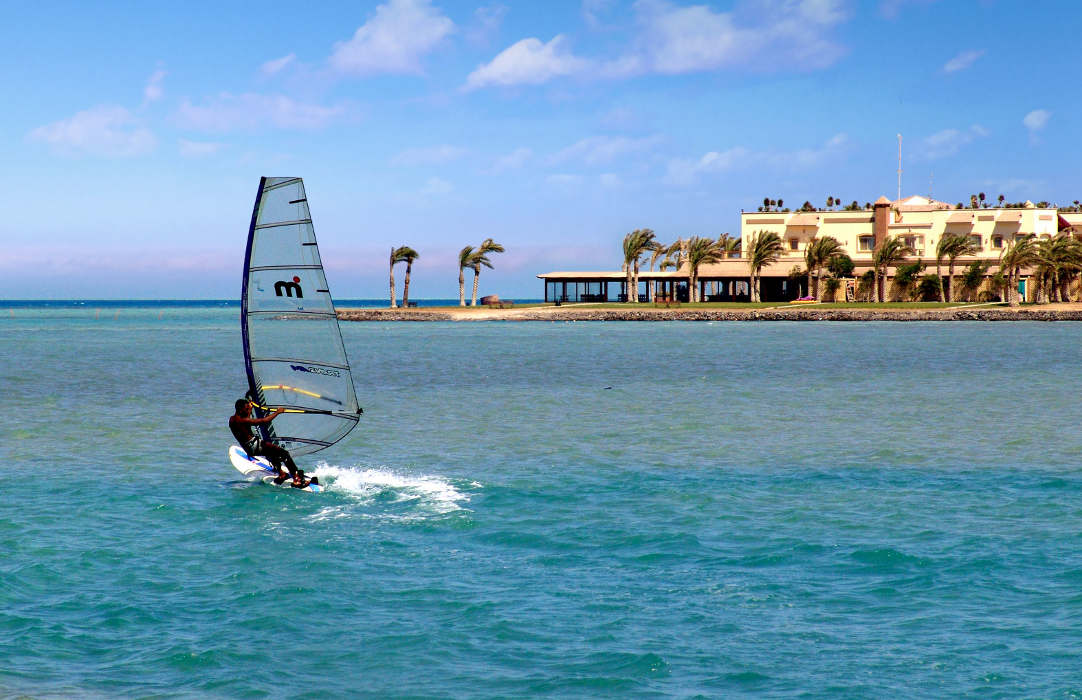 Windsurfen vor El Gouna